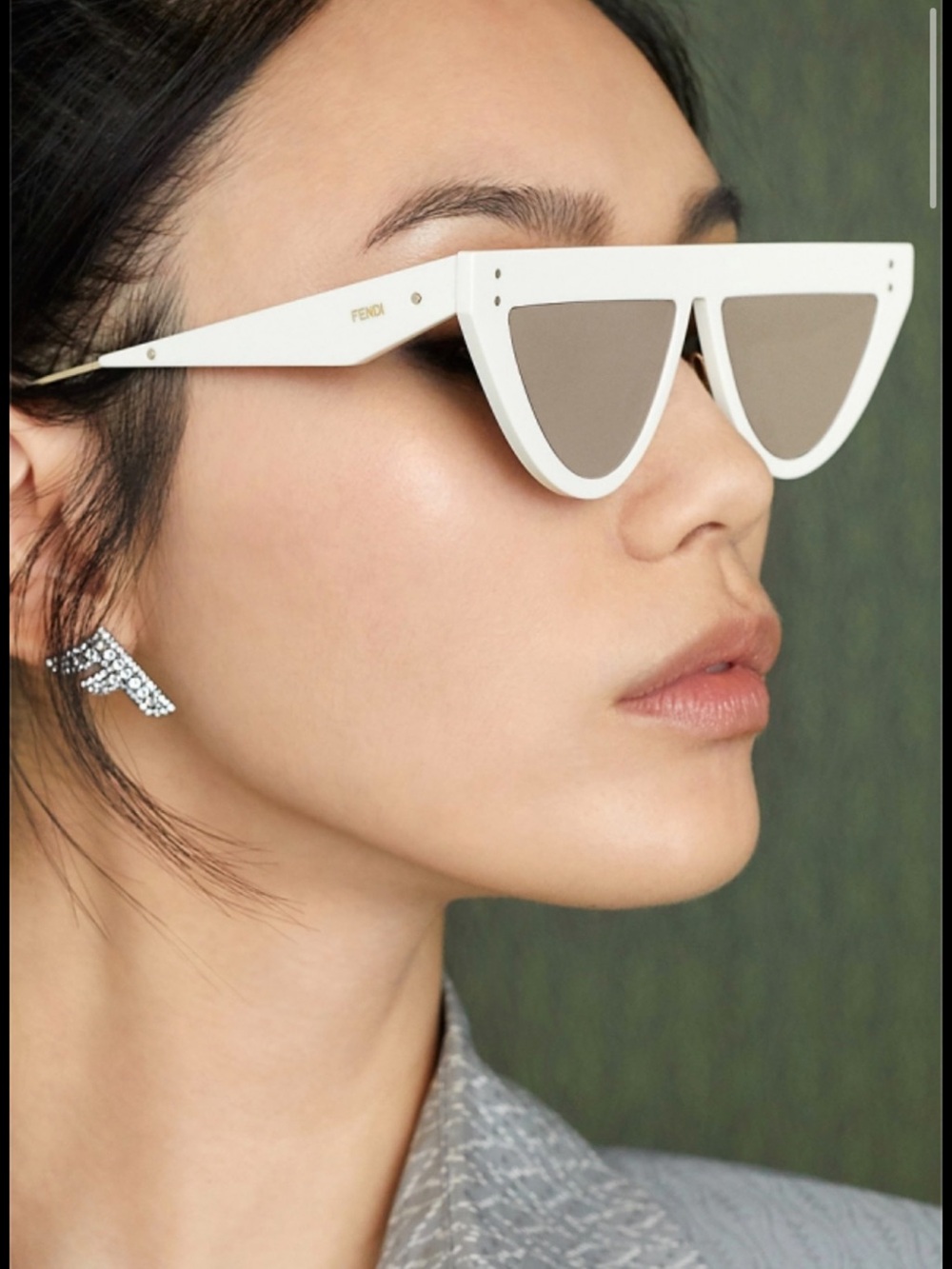 Fendi Cat-Eye Tinted Sunglasses